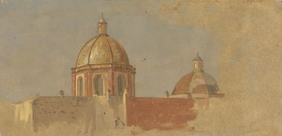 Colombia or Ecuador, Church Roofs by Frederic Edwin Church